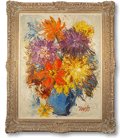 Gallery Picture Frames Renoir Louis01 - Craft (600x503), Png Download