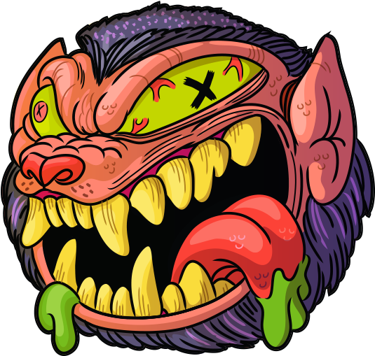 Wolfbreath Single Char - Madballs Skin (545x523), Png Download