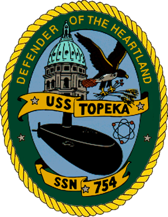 754insig - Uss Topeka (674x873), Png Download