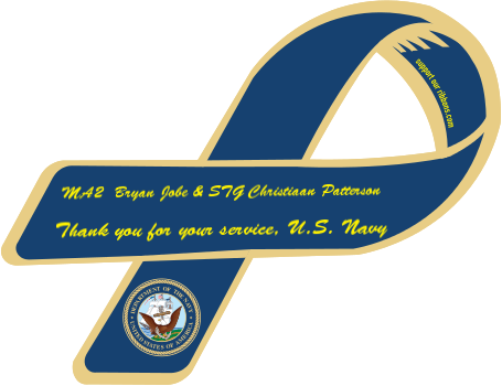 Ma2 Bryan Jobe & Stg Christiaan Patterson / Thank You - Proud Mom Of A Sailor (455x350), Png Download