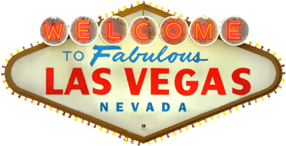 Las Vegas Iconic Sign - Las Vegas Sign (400x300), Png Download