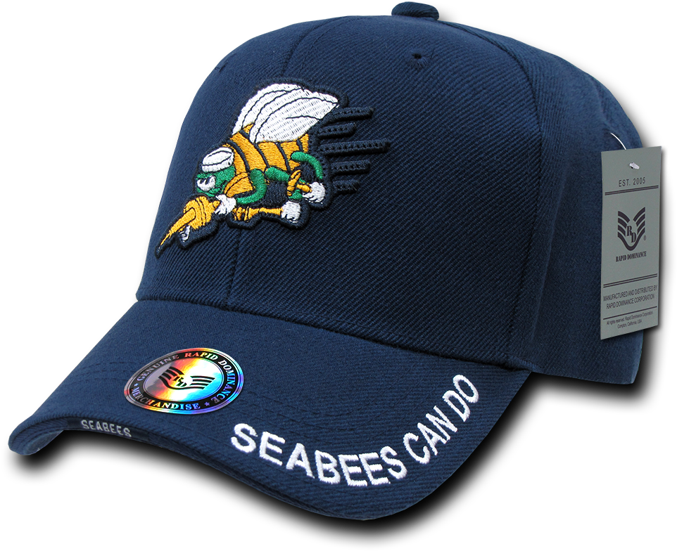 Navy Seabees - Rapid Dominance Ret-marines Retired Caps, Marines, (1000x1000), Png Download