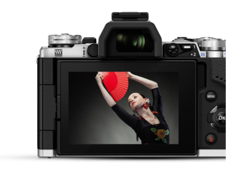 The World's Most Advanced Image Stabilization - 0lympus E M5 Mark Ii (448x336), Png Download