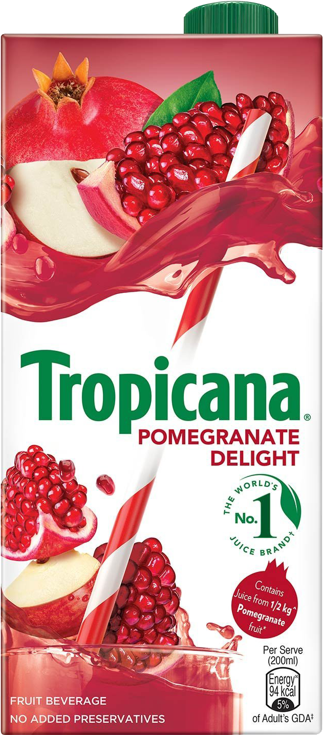 Tropicana Orange Extra Juicy Bits Juice (1500x1500), Png Download