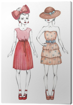 Fashion Girls Illustration - Time To Dress Up! Always Beautiful 2017 Monthly Planner: (400x400), Png Download