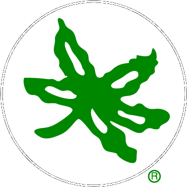 Free Ohio State Buckeyes Clipart - Ohio State Buckeye Leaf Sticker (397x397), Png Download