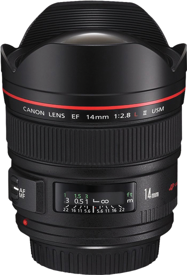 Canon Ef 14mm F/2 - Canon Ef 14mm F/2.8l Ii Usm Camera Lens (580x580), Png Download