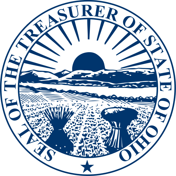 Svg Library Library File Seal Of The Treasurer Wikimedia - State Of Ohio Treasurer Logo (580x580), Png Download