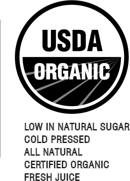 Png Organic Bottled Juice - Usda Organic (650x1200), Png Download