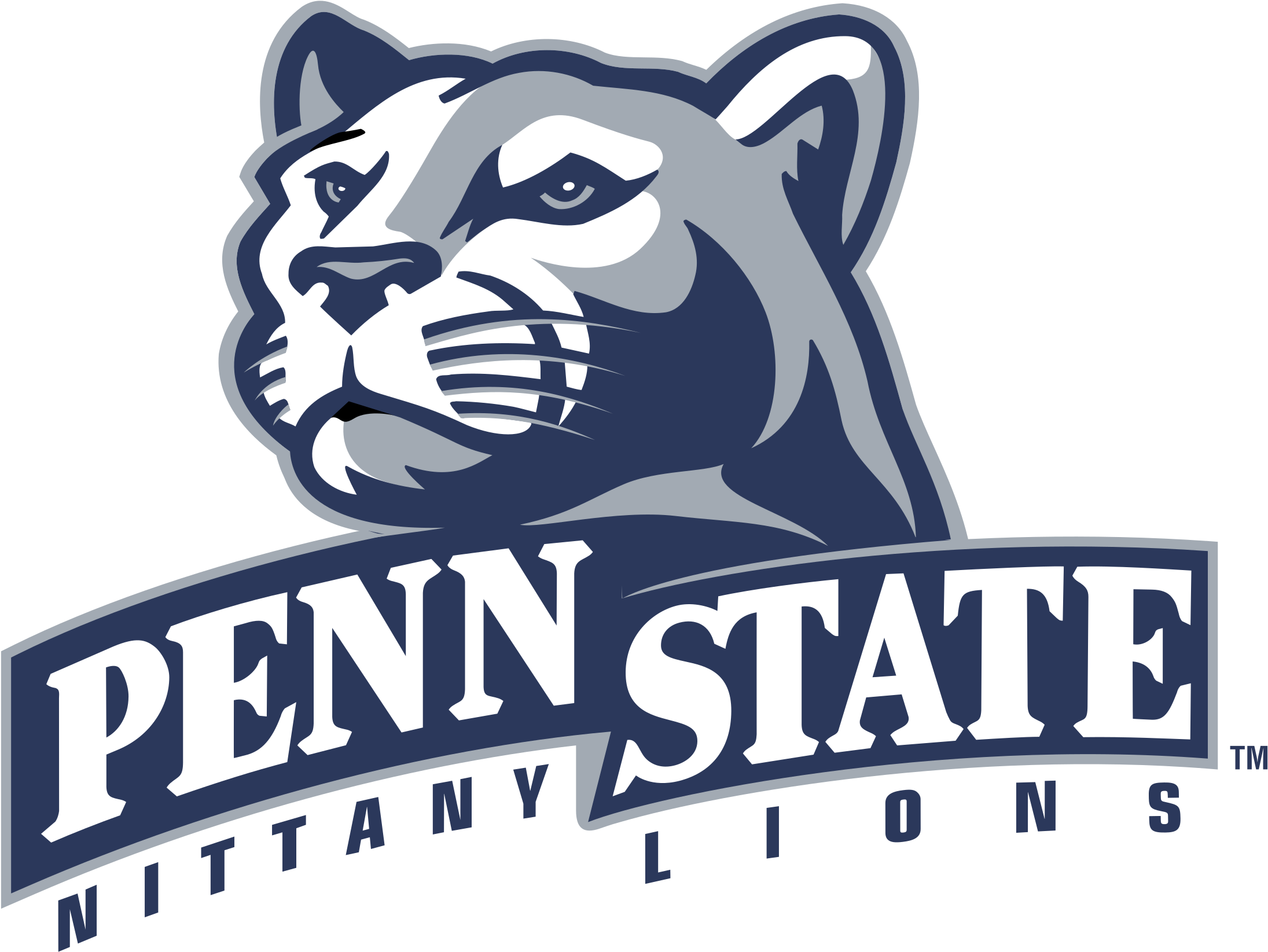 Penn State Lions Logo Png Transparent - Penn State Nittany Lions Helmet Skinz (2400x2400), Png Download