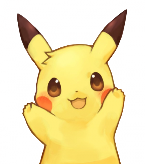 Picture Library Stock Transparent Cute Pikachu - Pikachu Kawaii (500x564), Png Download