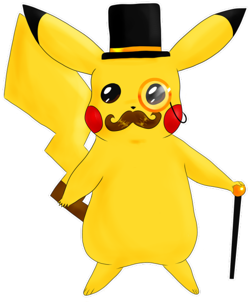 Movember Day One - Cartoon (500x669), Png Download