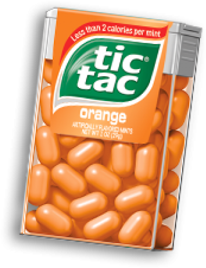Mint Clipart Tic Tac - Orange Tic Tac Logo (700x700), Png Download