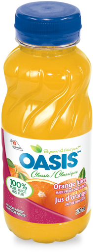 Rich In Vitamin C With No Added Sugar - Oasis Orange Juice (500x540), Png Download