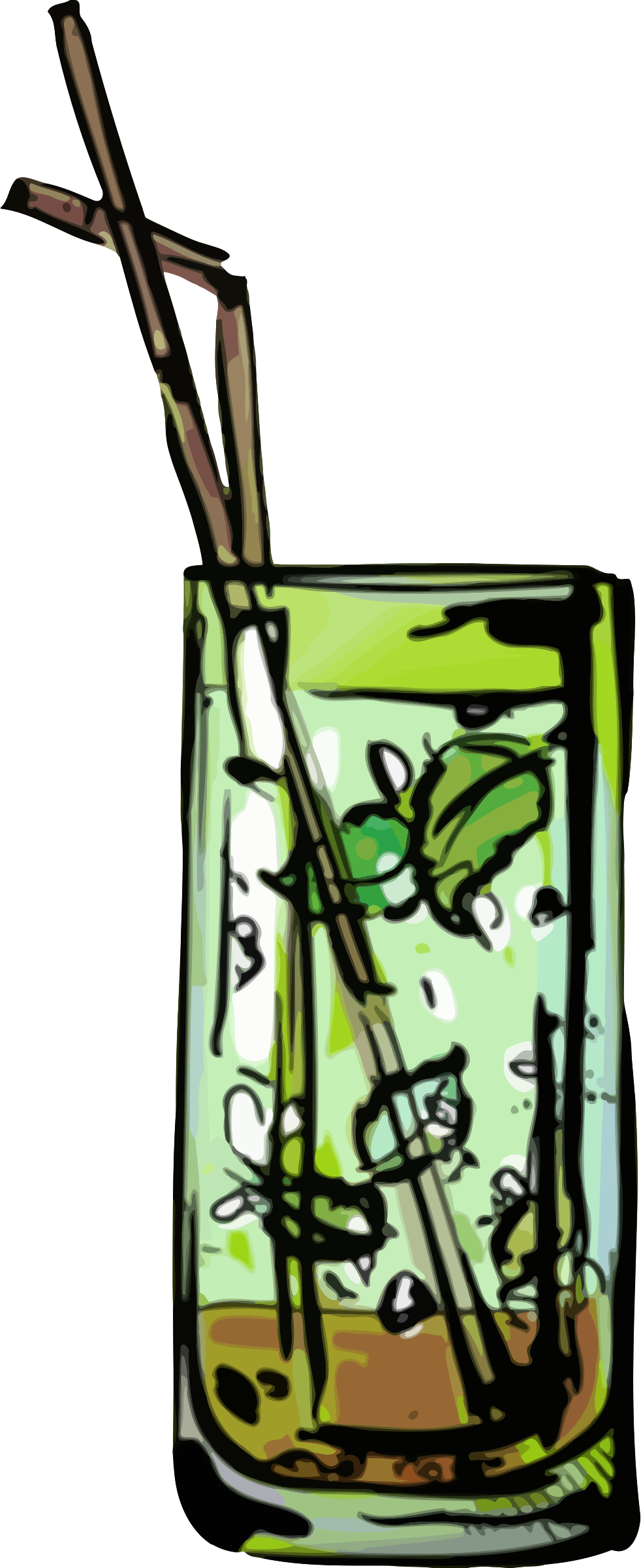 This Free Icons Png Design Of Mint Julep Cocktail (982x2400), Png Download