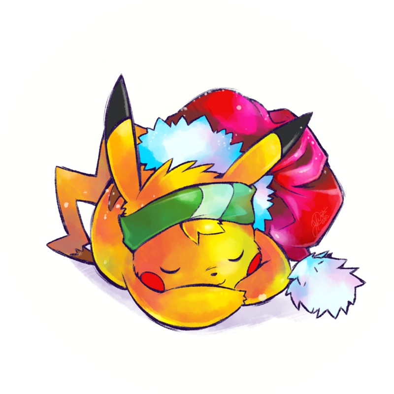 Jessichristmas Pikachu By Super-tuler - Pikachu (800x800), Png Download
