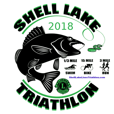 2018 Shell Lake Lions Club Sprint Triathlon - Shell Lake Lions Club (400x400), Png Download