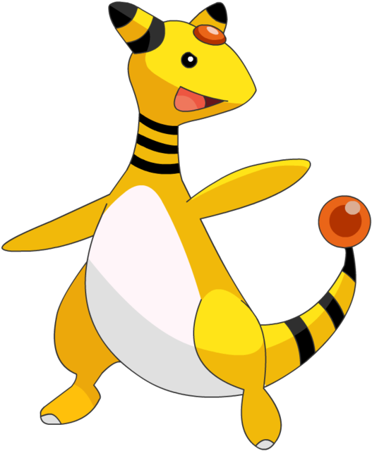 Fuck You Guys As Well, I Like Electric Types Too, Just - Ampharos Pokemon (900x655), Png Download