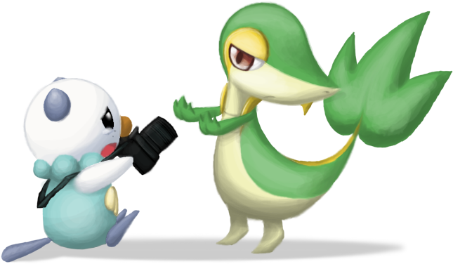 Emolga, Minccino, Pachirisu, Oshawott And Pikachu - Snivy And Oshawott Cute (720x450), Png Download