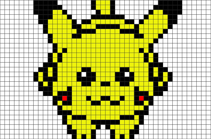 8 Bit Pokemon Grid
