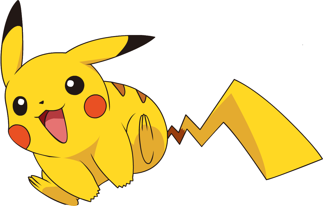 Pikachu Clipart File Cute Borders, Vectors, Animated, - Пикачу Пнг (1254x800), Png Download