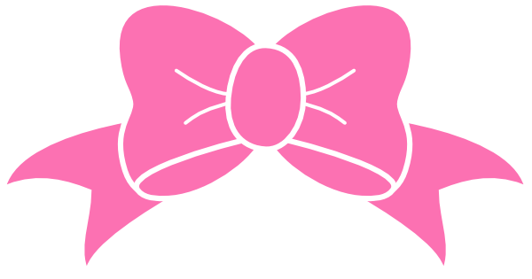 Cute - Bow Clipart (600x315), Png Download