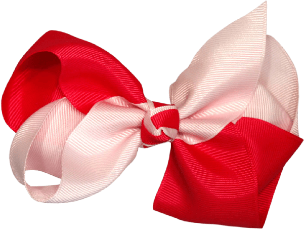 Light Pink Hot Pink Bow - Pink (650x650), Png Download