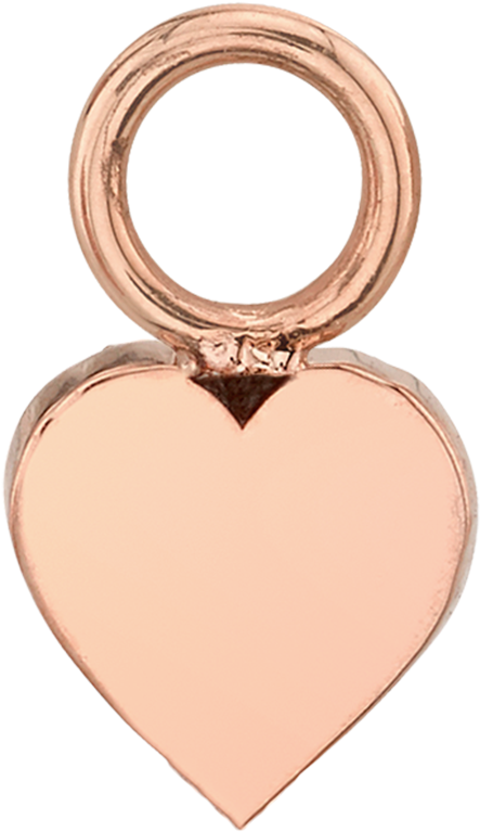 Gold Heart Hoop Charm - Locket (1800x1800), Png Download