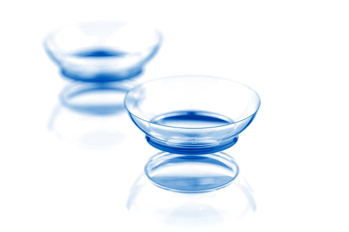 Contact Lenses For Keratoconus - Lentillas De Contacto Fondo Blanco (700x465), Png Download