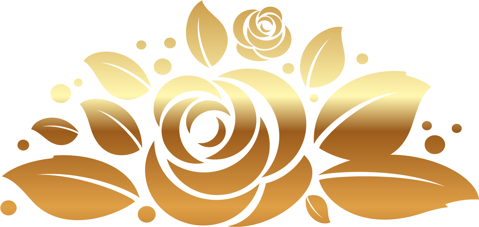 Image Freeuse Rose Decor Png Picture Gallery Yoville - Gold Vector
