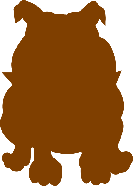 How To Set Use Brown Bulldog Svg Vector (426x595), Png Download