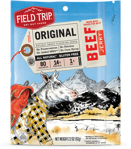 Field Trip Original Beef Jerky - Califia Farms Concentrated Cold Brew Coffee -- 32 Fl (579x700), Png Download