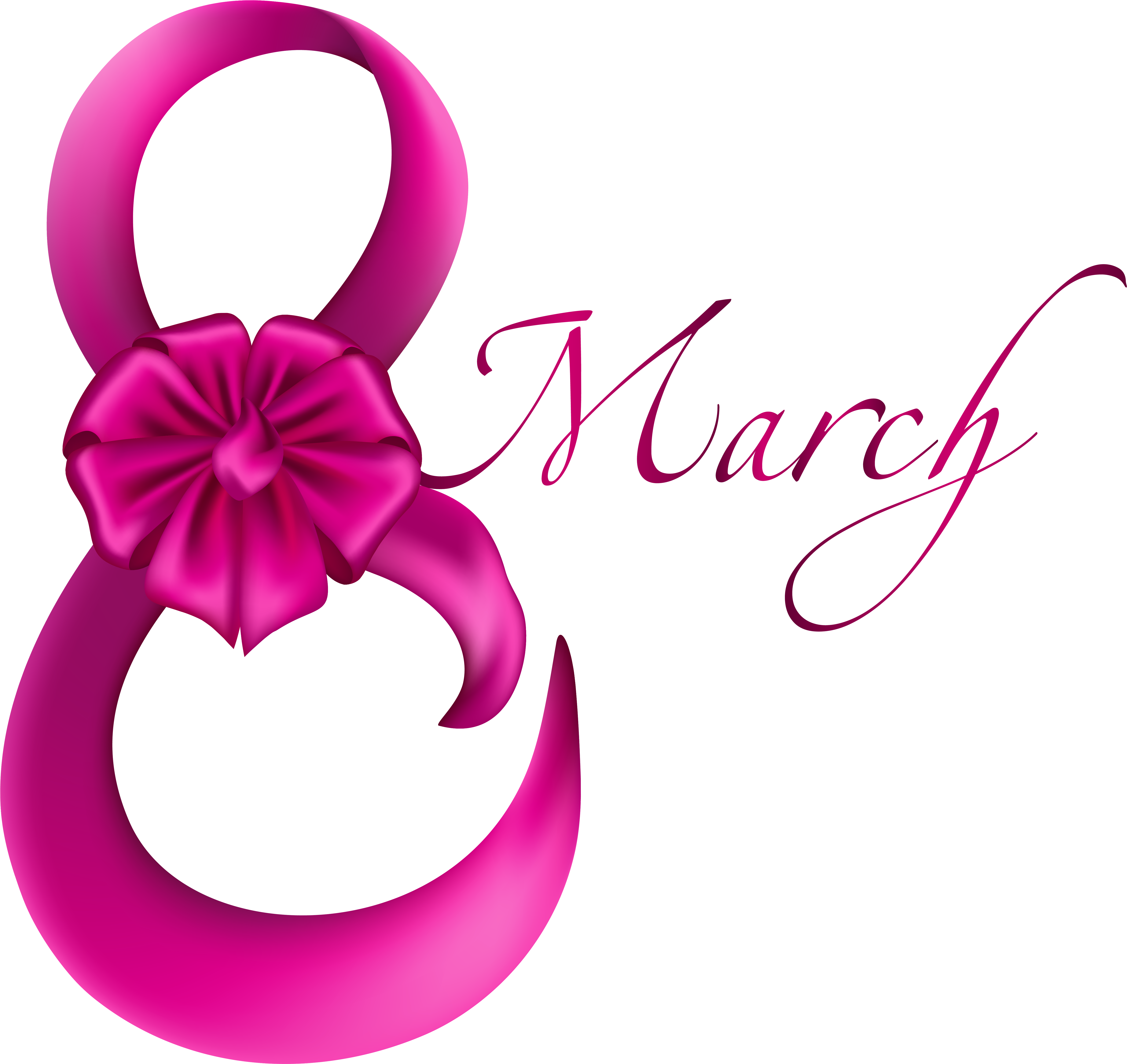 March 8 Png (6148x5795), Png Download