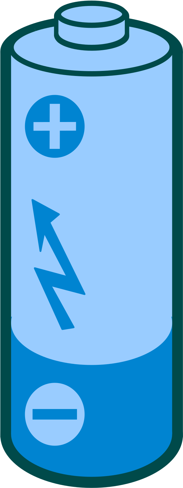 Batteries Pictures - Electric Battery (555x1388), Png Download