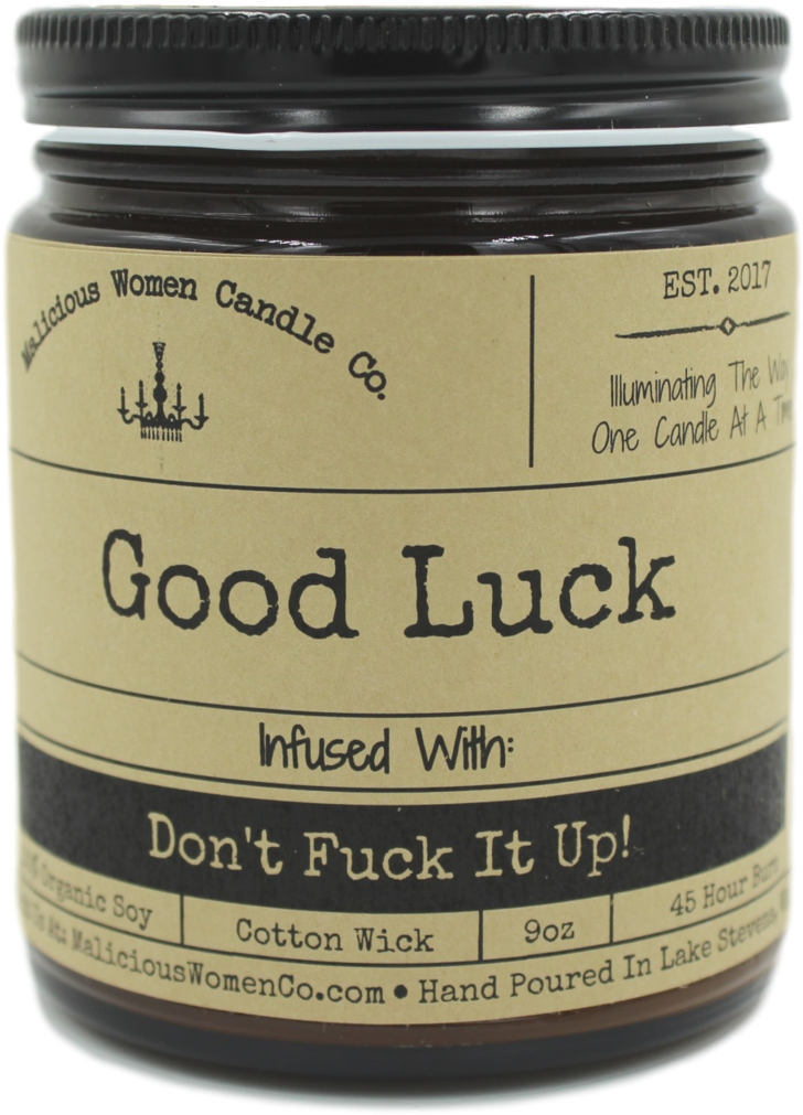 Infused With "don't Fuck It Up " - Malicious Women Candles (2000x1333), Png Download