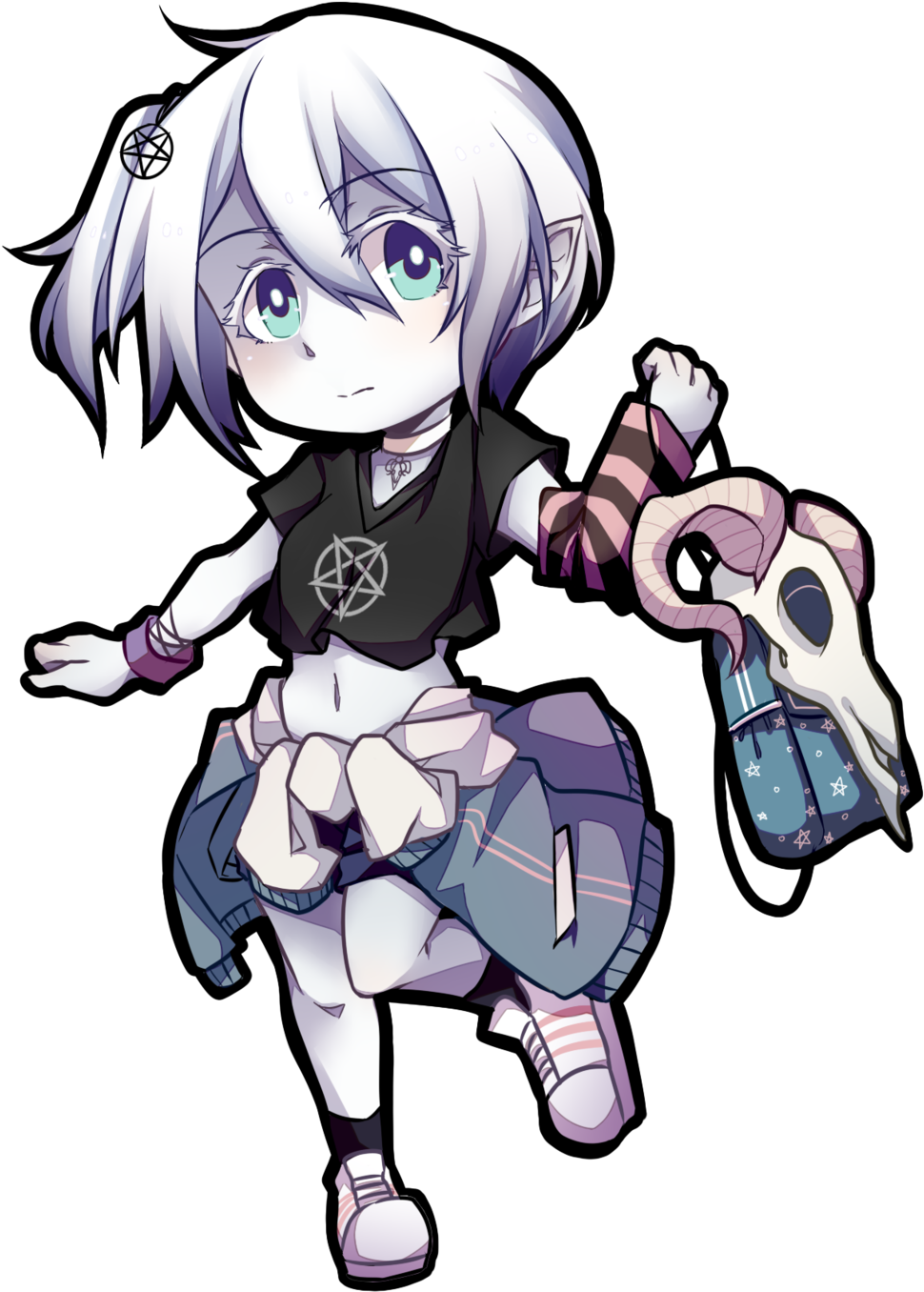 Casual Shep - Chibi (1000x1414), Png Download