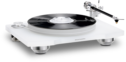 Marantz Tt-15s1 White Turntable (485x264), Png Download