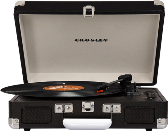 Cruiser Deluxe Portable Turntable - Crosley Cruiser Deluxe Portable Turntable - Bluetooth (640x510), Png Download