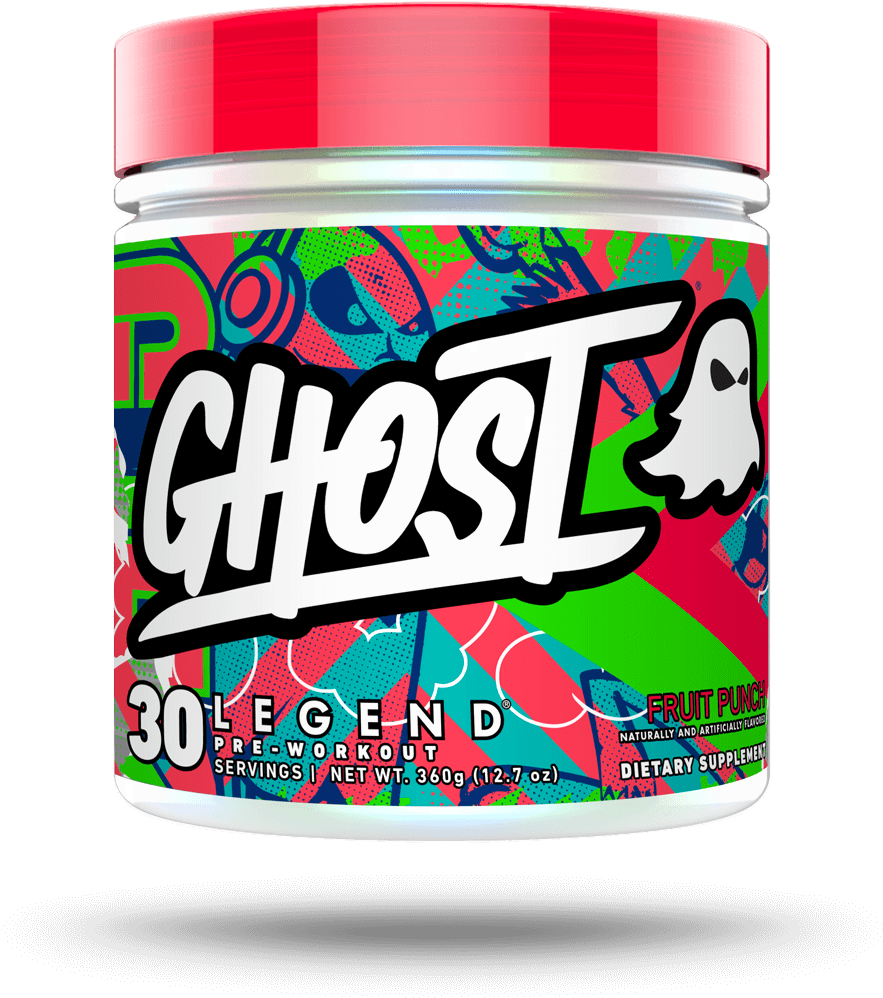 Ghost Legend Fruit Punch Pre Workout 30 Servings - Ghost Pre Workout Fruit Punch (1080x1080), Png Download