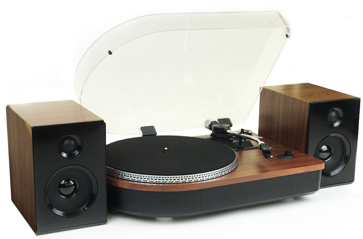 Camden Turntable W Speakers [tech & Turntables] - Phonograph (1200x1200), Png Download
