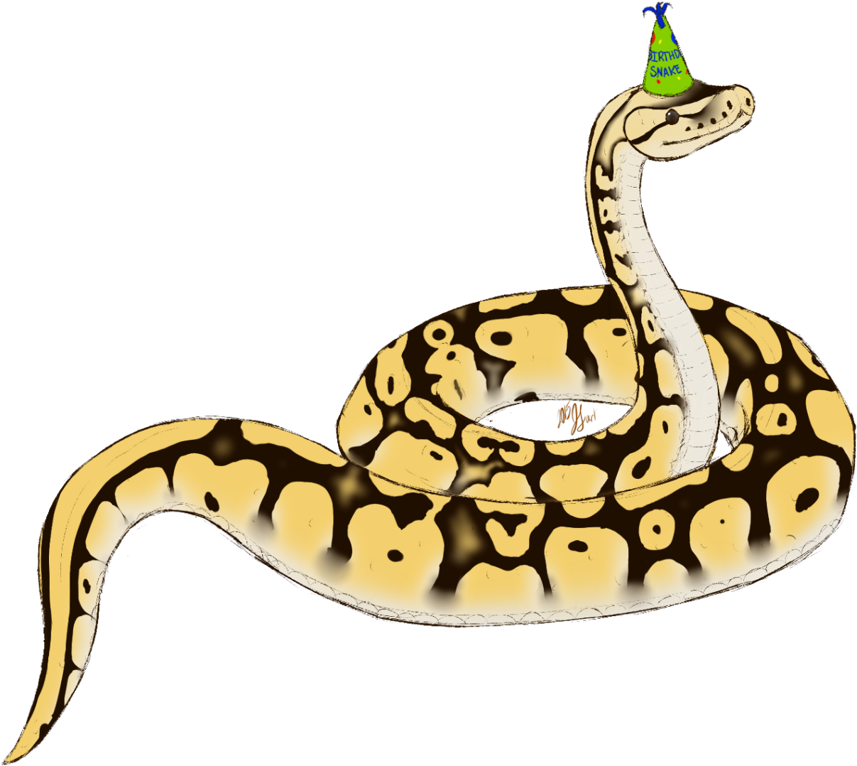 Snake Png Clipart - Snake Birthday Clipart (1280x1156), Png Download