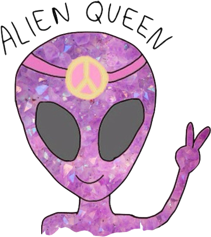 Aliens Tumblr Png (460x534), Png Download
