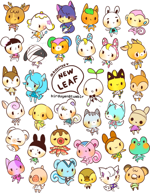 Pin By Crystal Clear On My Stuff - Animal Crossing New Leaf Drawings (540x699), Png Download
