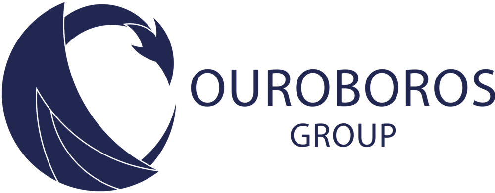 Ouroboros Logo 2500px Solidcolor - Logo (1000x391), Png Download