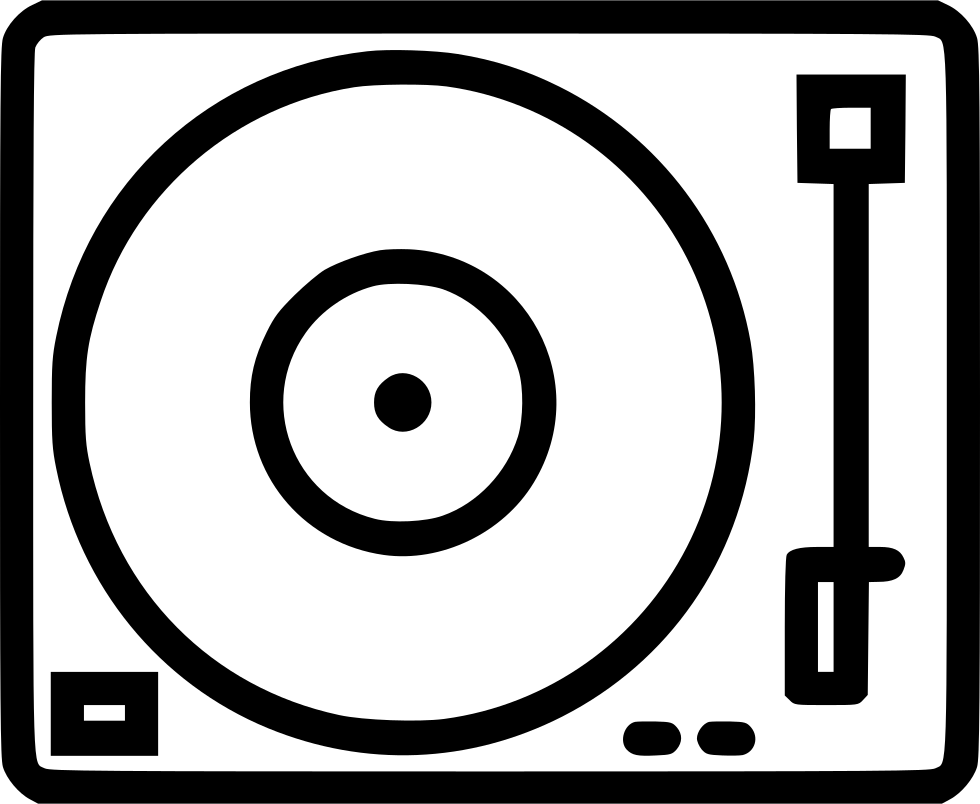 Turntable Svg Png Icon Free Download - Icon (980x804), Png Download