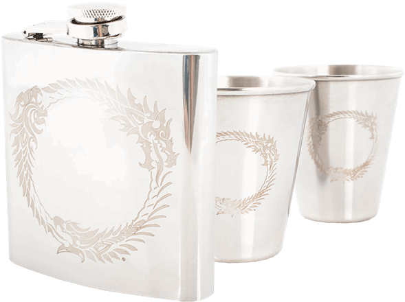 Skyrim Flask Set (600x600), Png Download