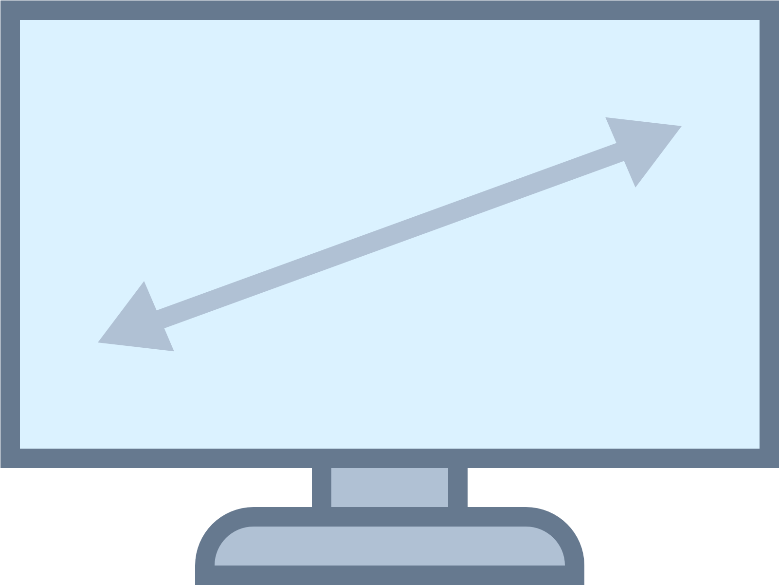Drawn Tv Computer Monitor - Tv Screen Size Icon (1600x1600), Png Download