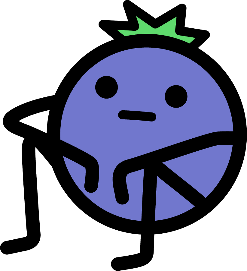 Blueberry Clipart Man - Strange Times For Berry Club (822x899), Png Download