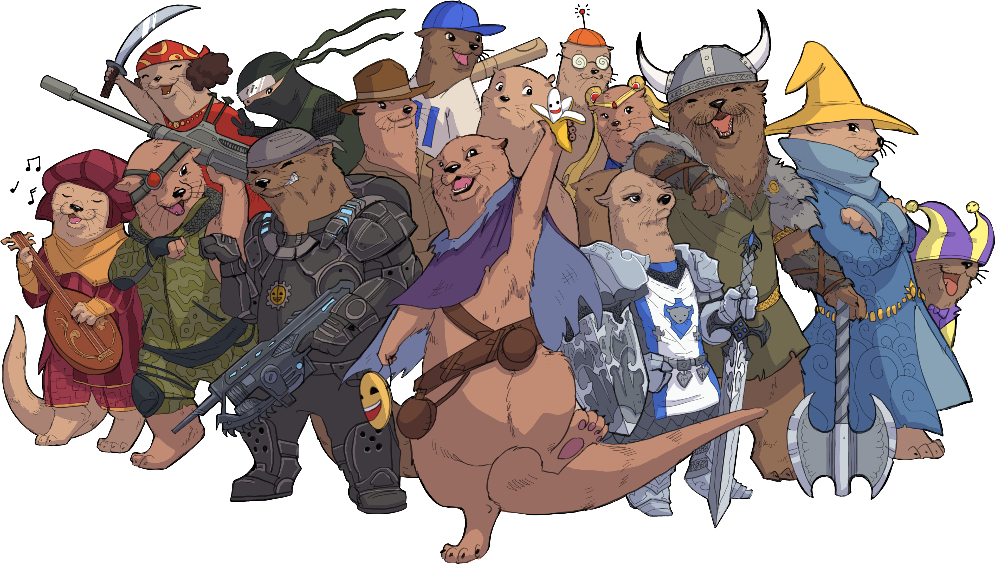Who Is Bog Otter & What Does He Do - Patreon Video Games (4000x2381), Png Download