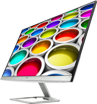 Hp Value Displays - Hp 27ea - 27" Ips Led Monitor - Fullhd - Natural Silver/blizzard (474x356), Png Download